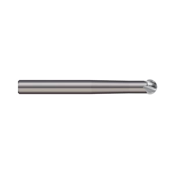 Carbide End Mill, 2 mm, Cut 1.3 mm, 3 FLT